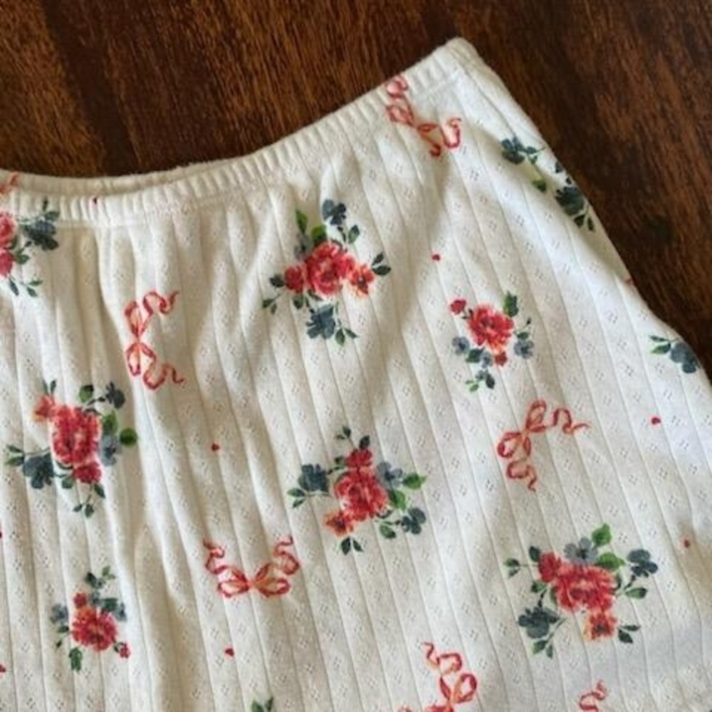LISA SAYS GAH | Floral Mini-Skirt - Picture 7 of 12